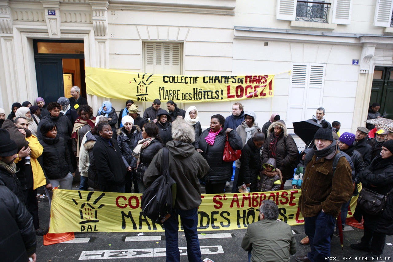 Paris, 19 dÃ©cembre- HÃ´tels: marre des expulsions et du ballotage ...